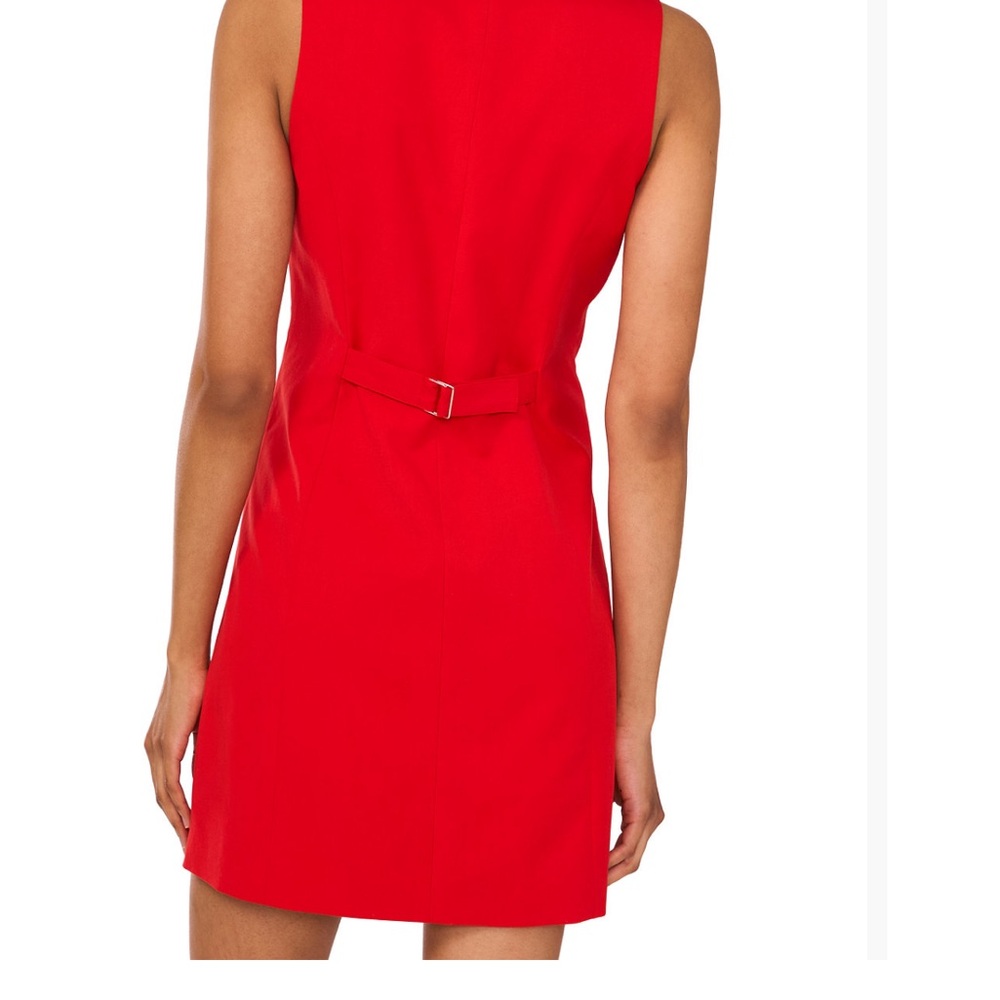 Red Mini Dress - Picture 3 of 5